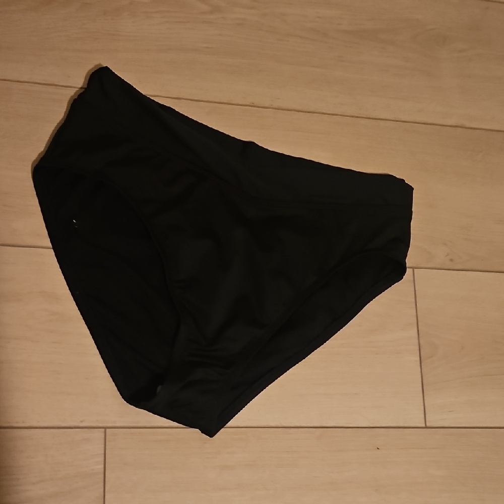 Kona SOL Black High-Waist Bikini Bottom LARGE